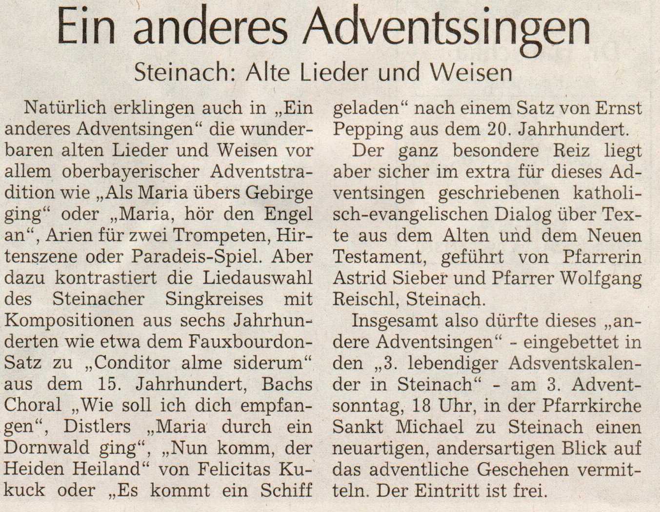 Adventsingen2010