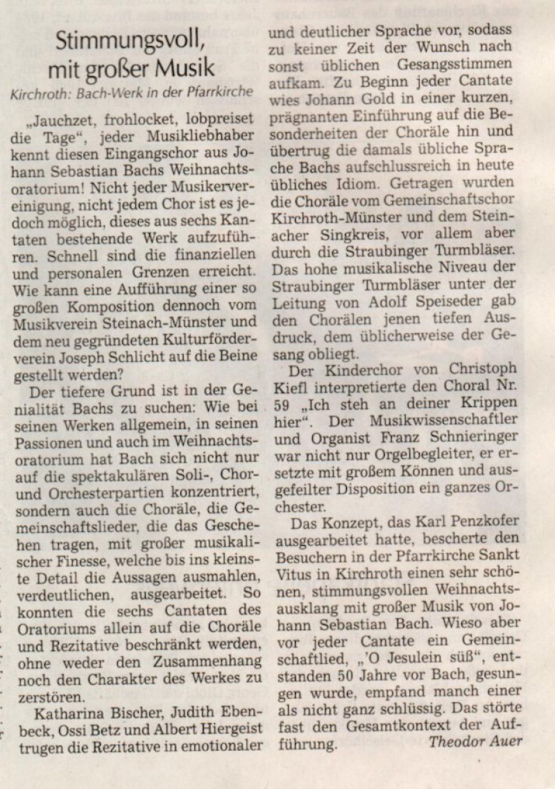 KonzertKritikKirchroth